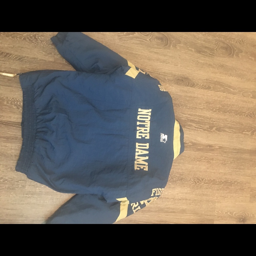 Notre Dame Starter jacket Sz S